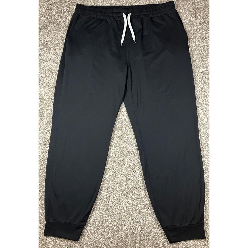 Vuori Performance Jogger Black VW303 Womens Size XXL Stretch Activewear Pants
